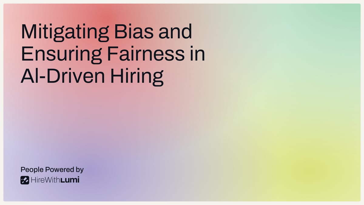 Mitigating Bias and Ensuring Fairness in AI-Driven Hiring