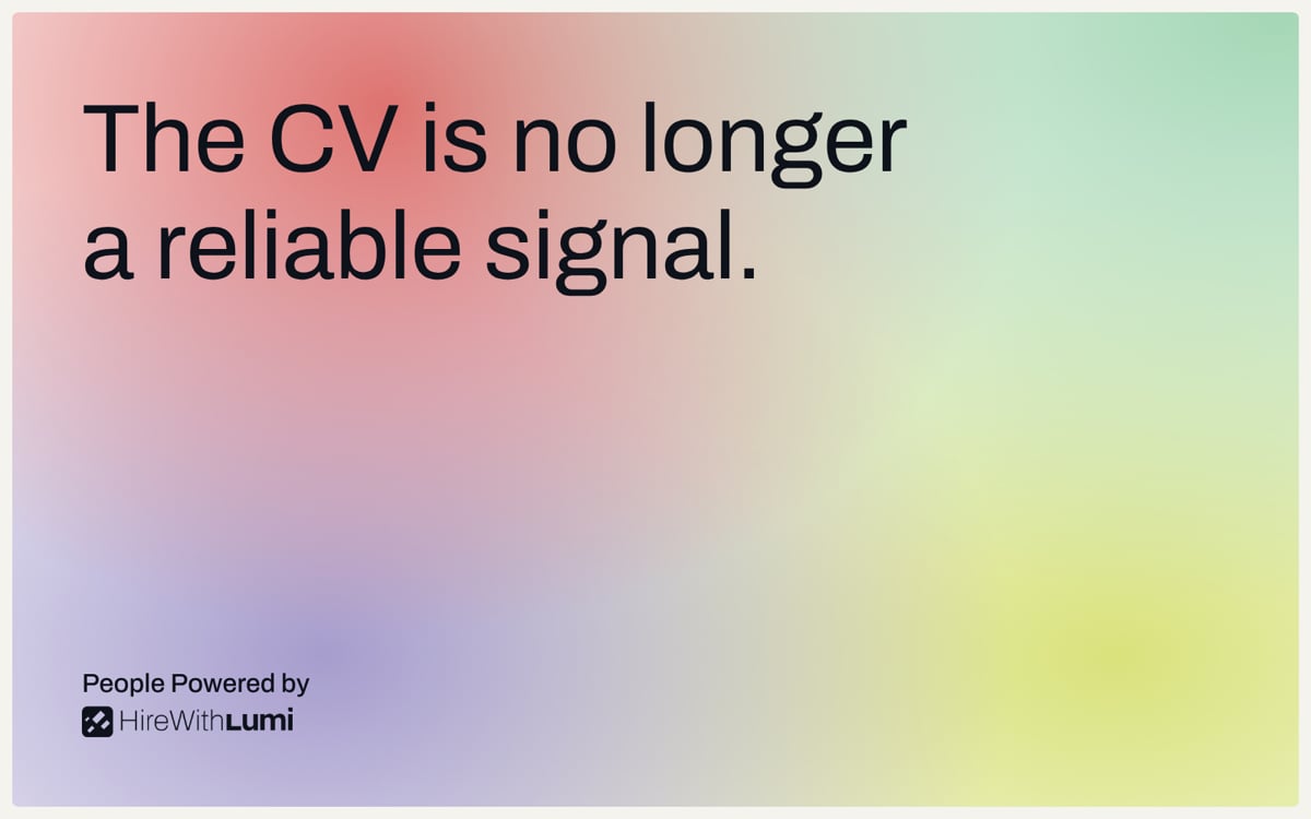 The CV Is No Longer a Reliable Signal